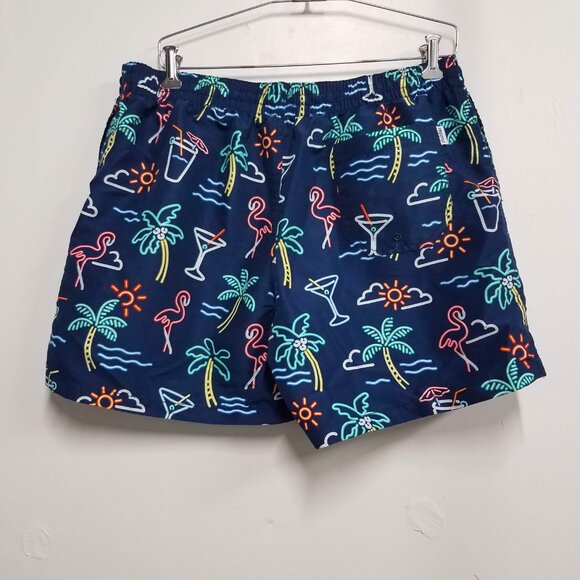 Chubbies The Neon Lights Swim Trunks Mens XL Extra Large 5" Inseam - Picture 4 of 7